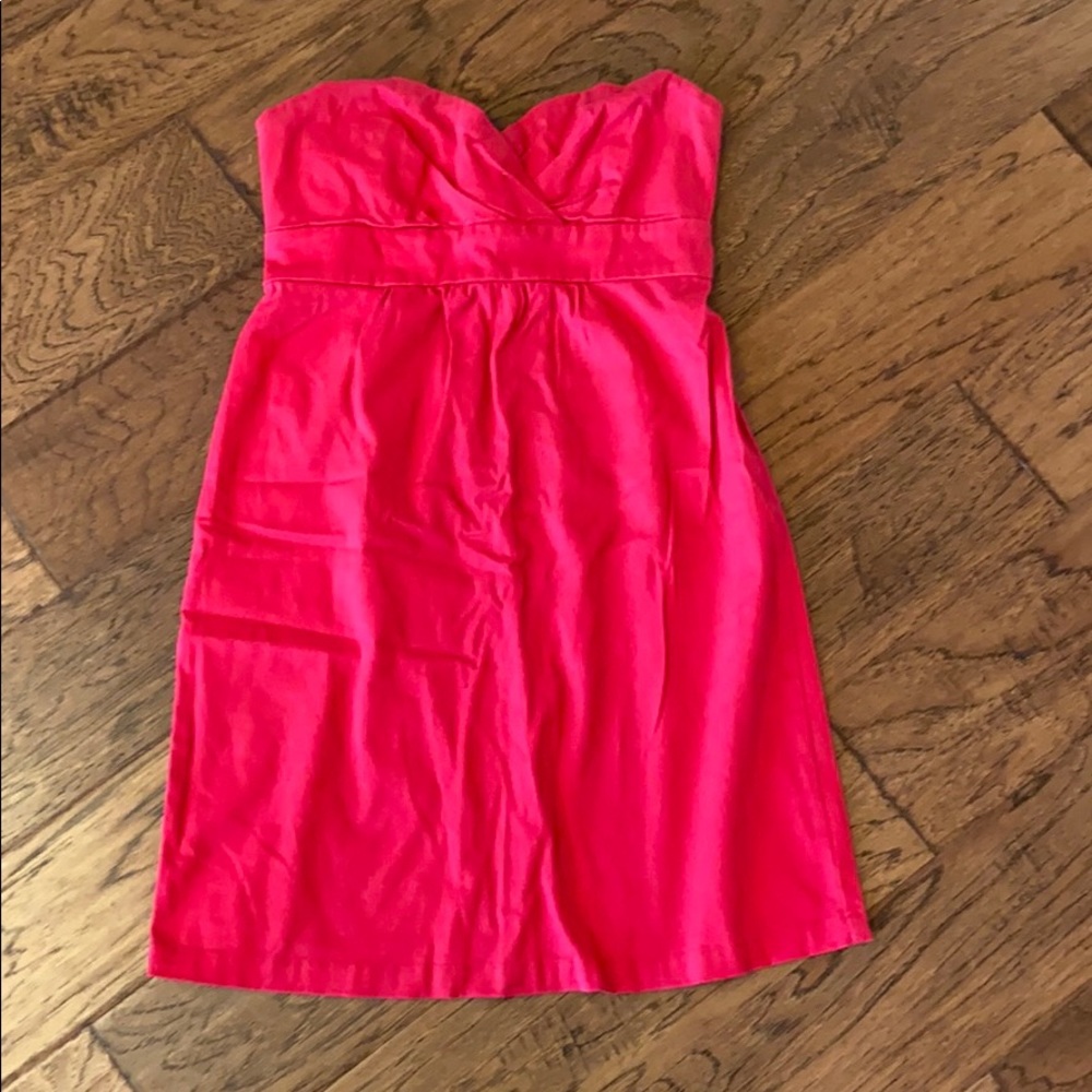 Volcom strapless red dress